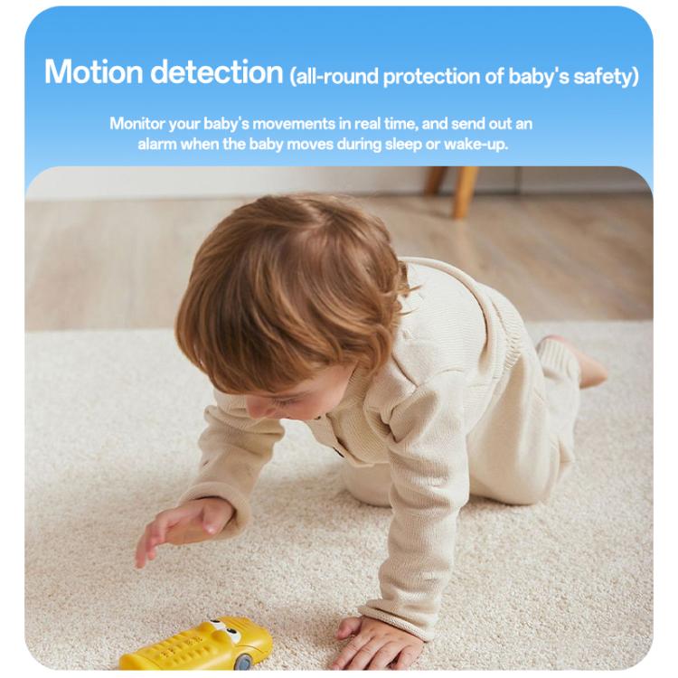 Yesido KM28 5 inch LCD Screen 2.4G WiFi Baby Monitor Care Camera, Plug: UK Plug