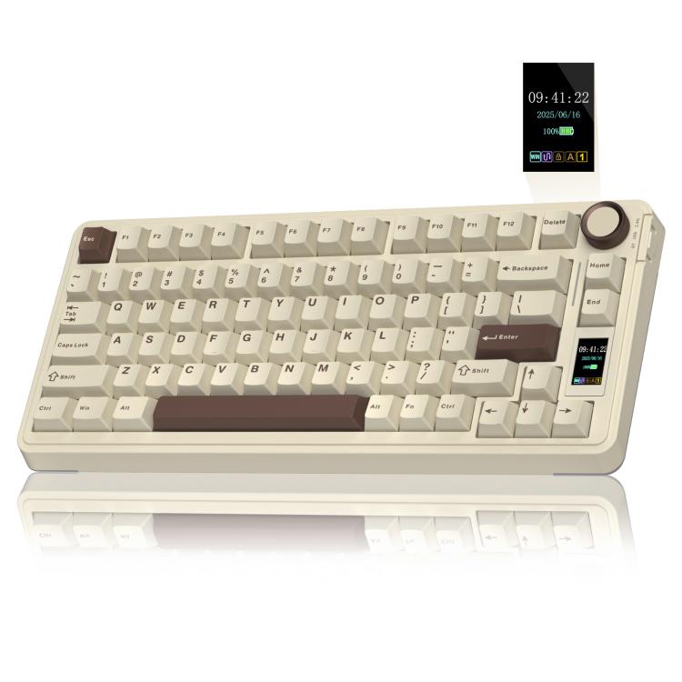 AULA S75 Pro 80 Keys wired/2.4G/Bluetooth Three Model Customizable Gradient Mechanical Keyboard