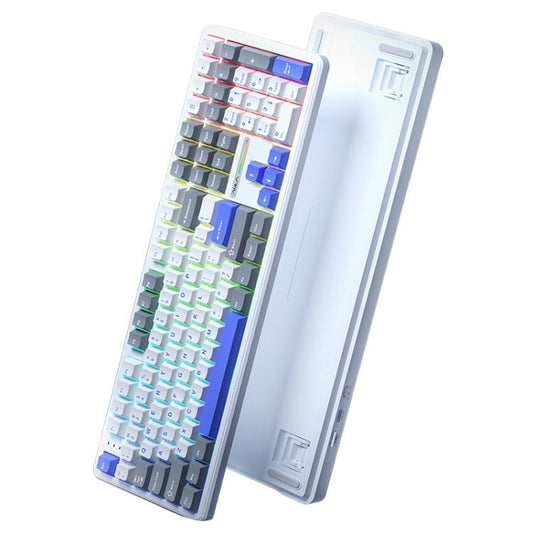 AULA F108 108 Keys Wired/2.4G/Bluetooth Three Model Customizable RGB Gaming Mechanical Keyboard