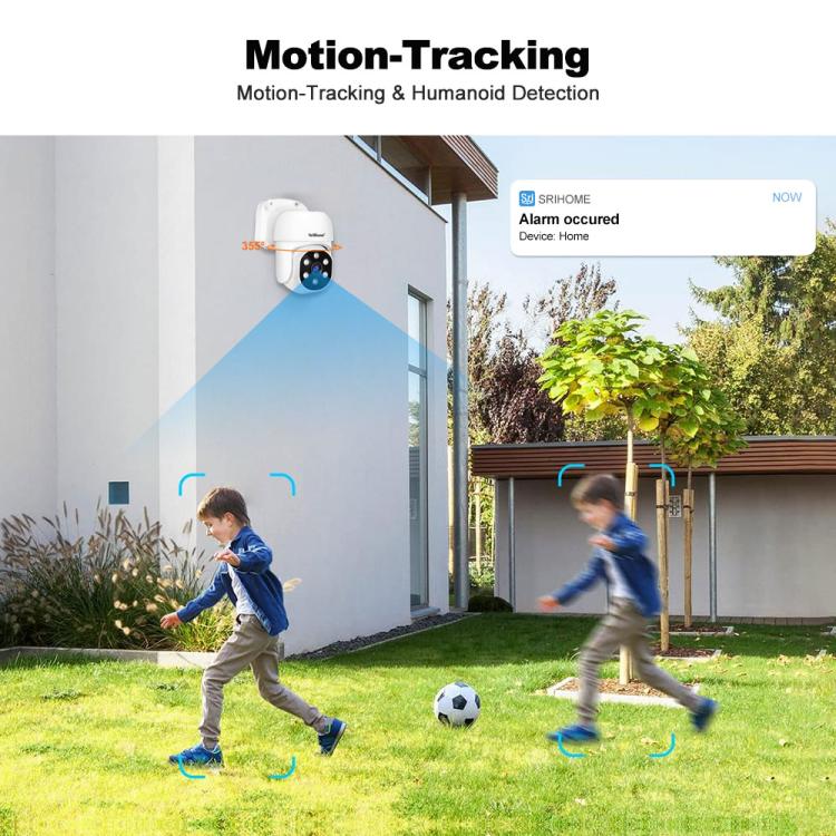 SriHome NVS005-POE030 3MP HD 8-CH POE Camera Network Video Recorder Kit