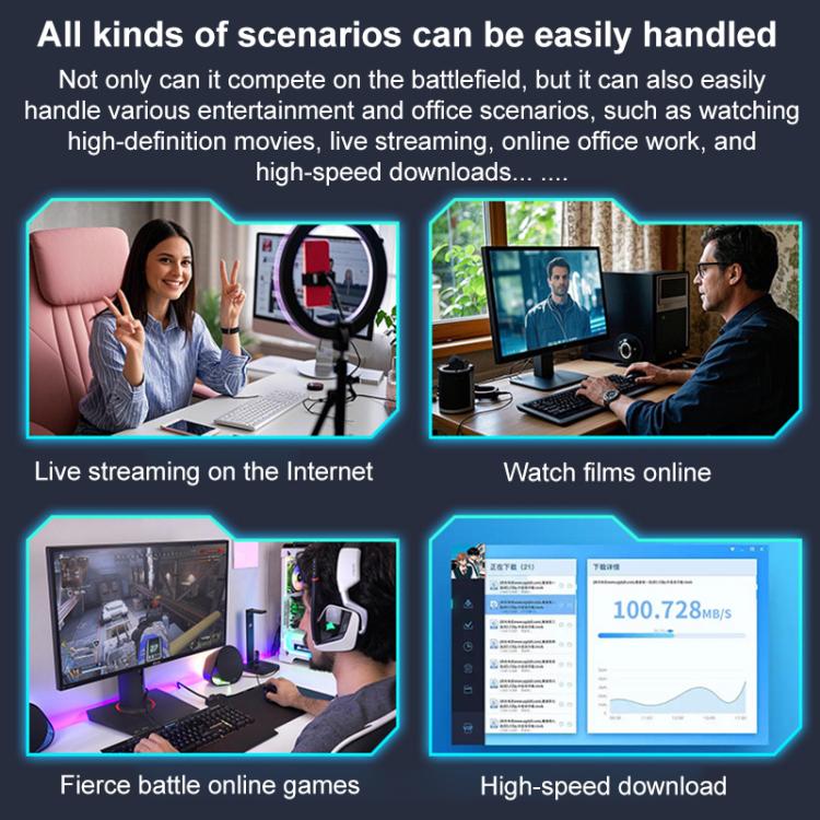 COMFAST CF-P50 Driver-free Gigabit Network Card Built-in PCI-E Ethernet LAN Adapter For Desktop Computers