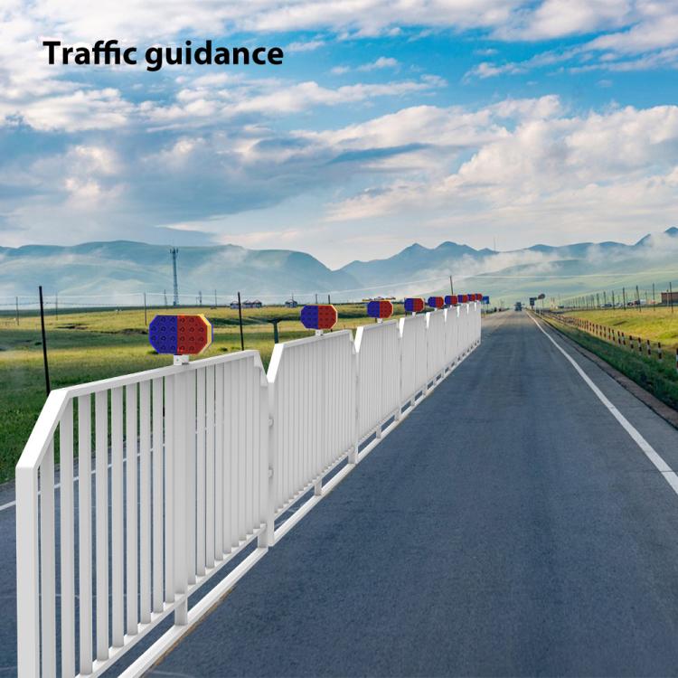 C1A Solar Double Sided LED Strobe Road Warning Light