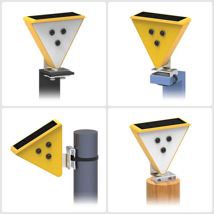 C2A Solar Flash LED Strobe Warning Light