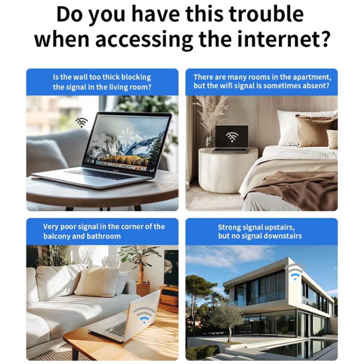 COMFAST CF-WR301S V3 300Mbps Wireless Repeater Router WiFi Signal Amplifier