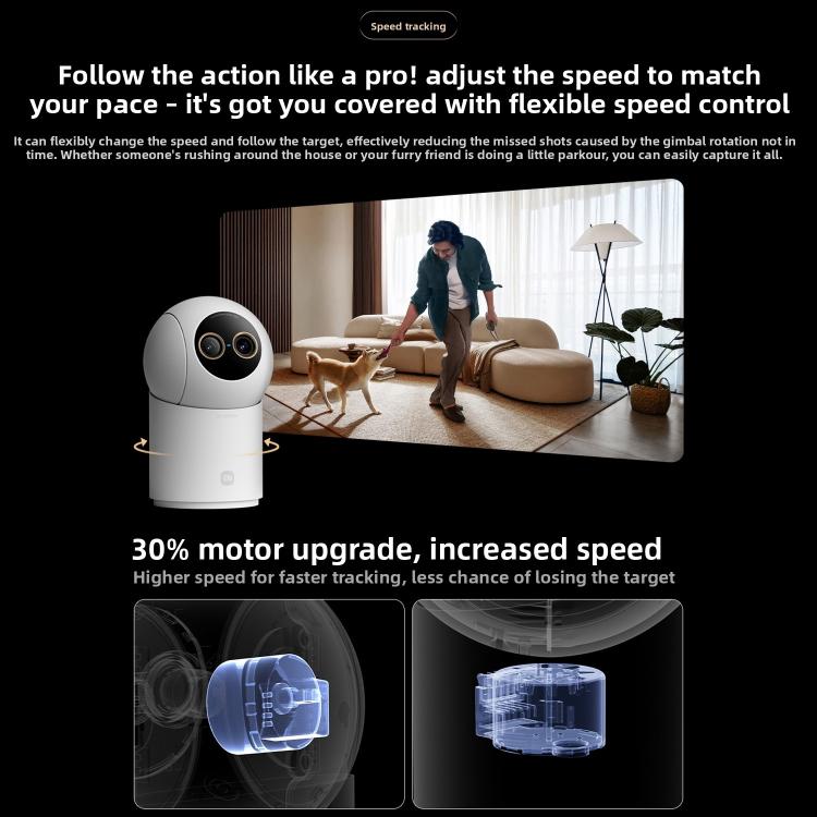 Original Xiaomi Mijia Smart Camera 4 9X Zoom Edition Baby Pet AI Facial Recognition Gesture Call Two-way Voice Camera For Mi Home APP