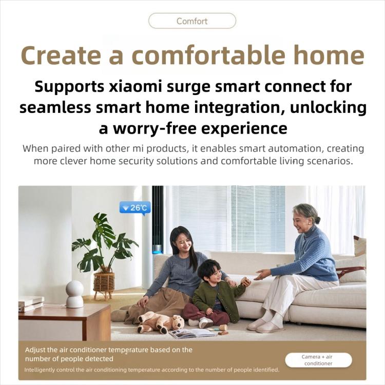 Original Xiaomi Smart Camera 4 4K Dual-band Wi-Fi 6 8MP HDR AI Tracking Night Vision Two-Way Audio Home Security Baby Monitor Pet Camera