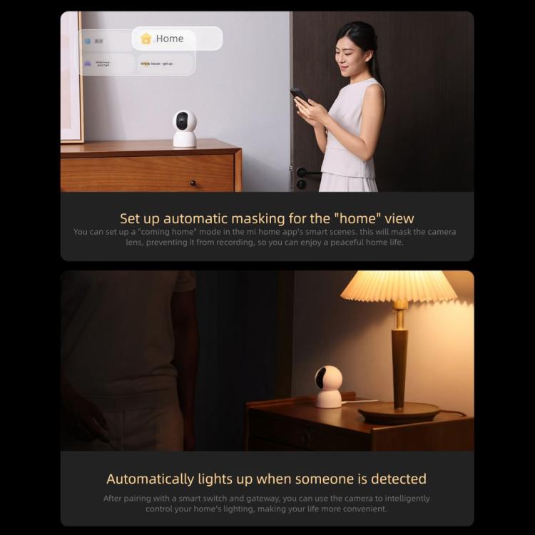 Original Xiaomi Smart Camera 4C 3.5K AI Detection 6MP Full Color Night Vision WiFi 6 Home Security Camera