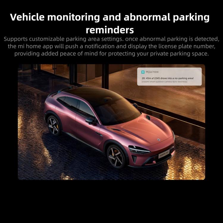 Original Xiaomi Outdoor Camera 4 Pro 3 Lens 9X Zoom 5MP Full Color Night Vision Sound Light Warning Security Camera