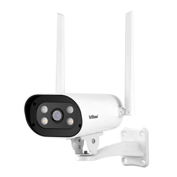 Srihome SH037 5MP Outdoor Waterproof Security HD Camera, Supports Two-Way Audio and Color Night Vision