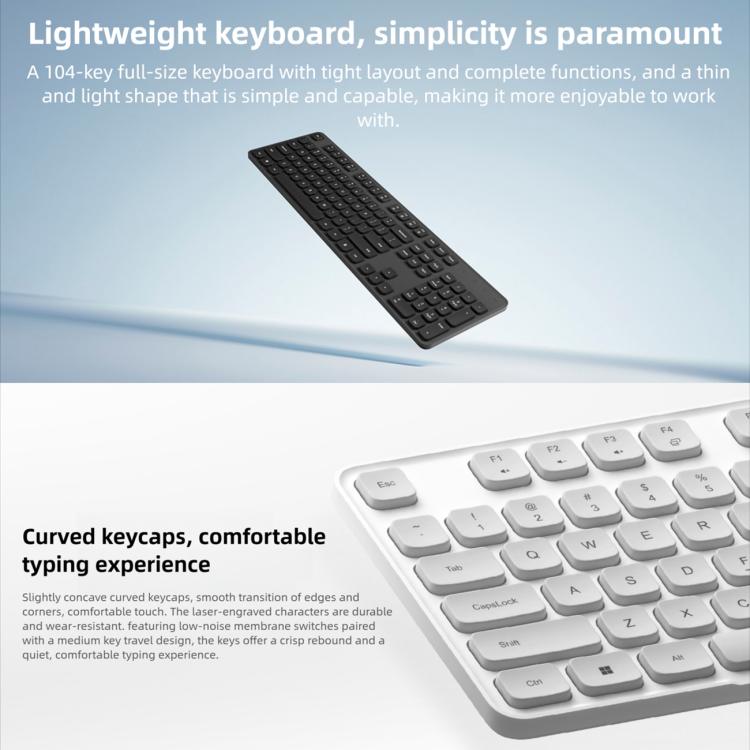 Original Xiaomi 2.4GHz Wireless Keyboard & Mouse Set 3