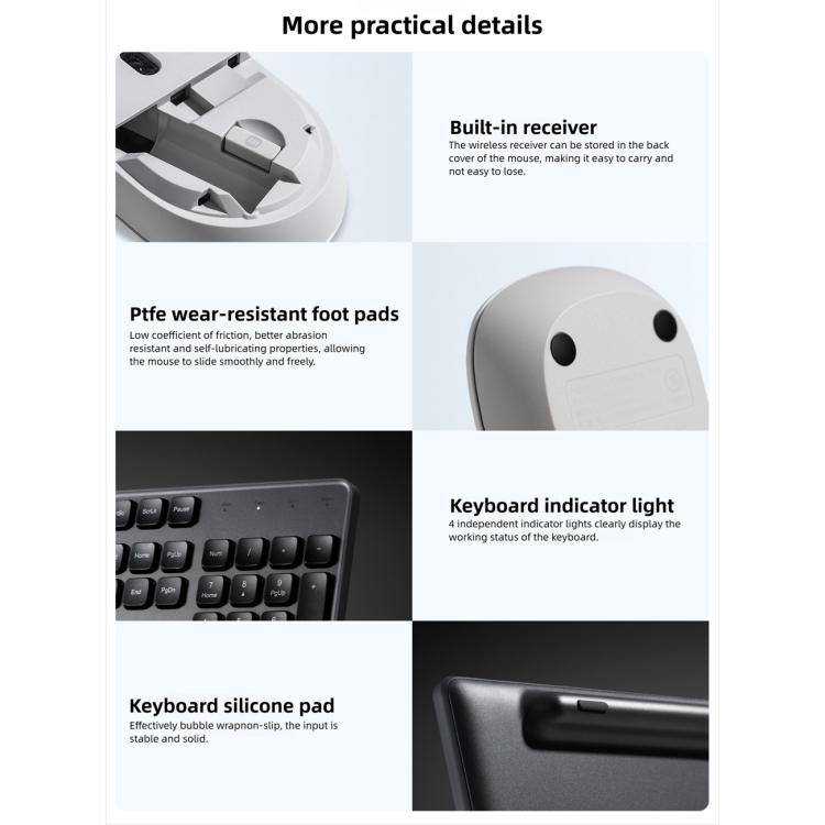 Original Xiaomi 2.4GHz Wireless Keyboard & Mouse Set 3