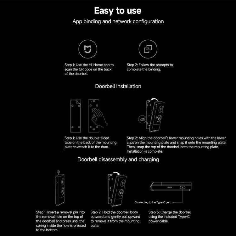 Original Xiaomi Smart Doorbell 4 Pro