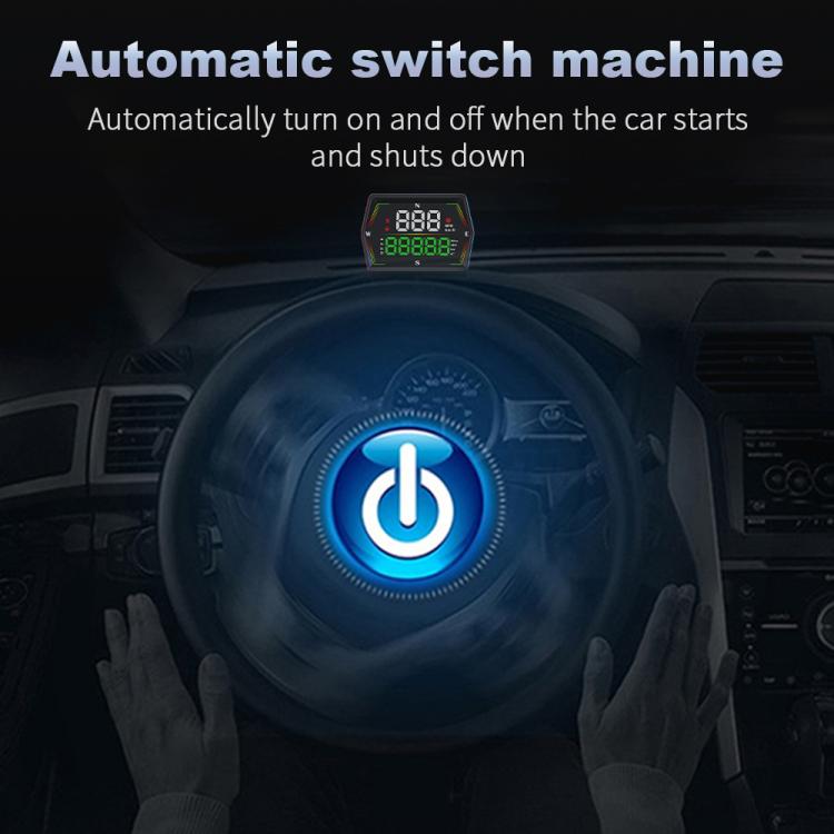 G21 Car HD Display GPS Speedometer Car OBD Meter Display Head-Up Display with Suction Cup Holder