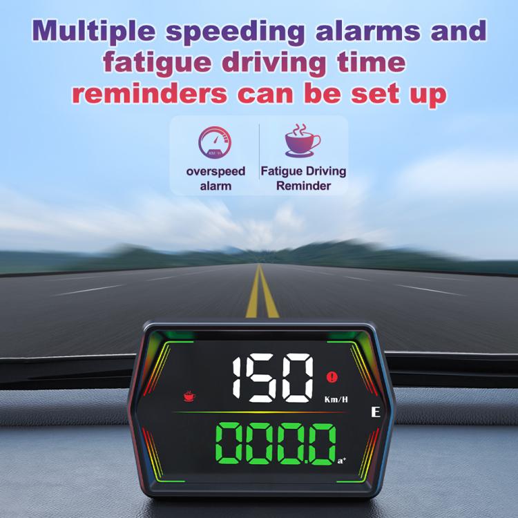 G21 Car HD Display GPS Speedometer Car OBD Meter Display Head-Up Display with Suction Cup Holder