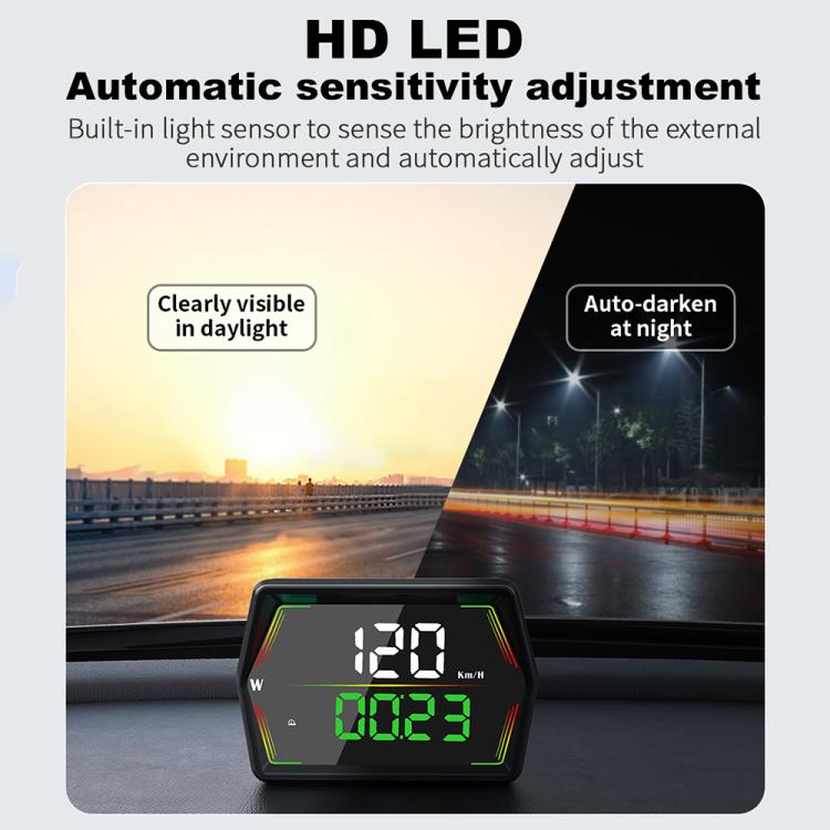 G21 Car HD Display GPS Speedometer Car OBD Meter Display Head-Up Display with Suction Cup Holder