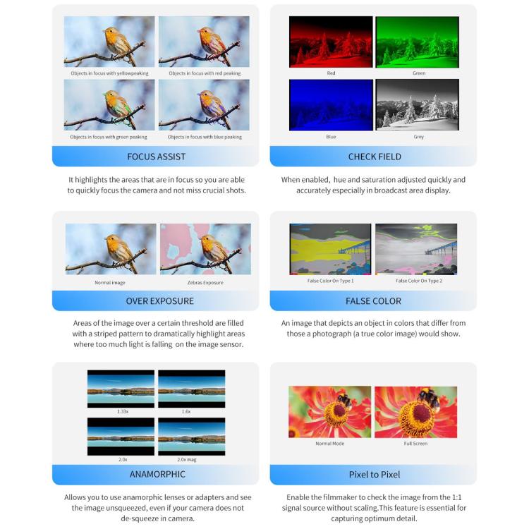 FEELWORLD FW568 Pro 6-inch 1200nit High Bright Camera DSLR Monitor 4K HDMI 60Hz IPS Screen