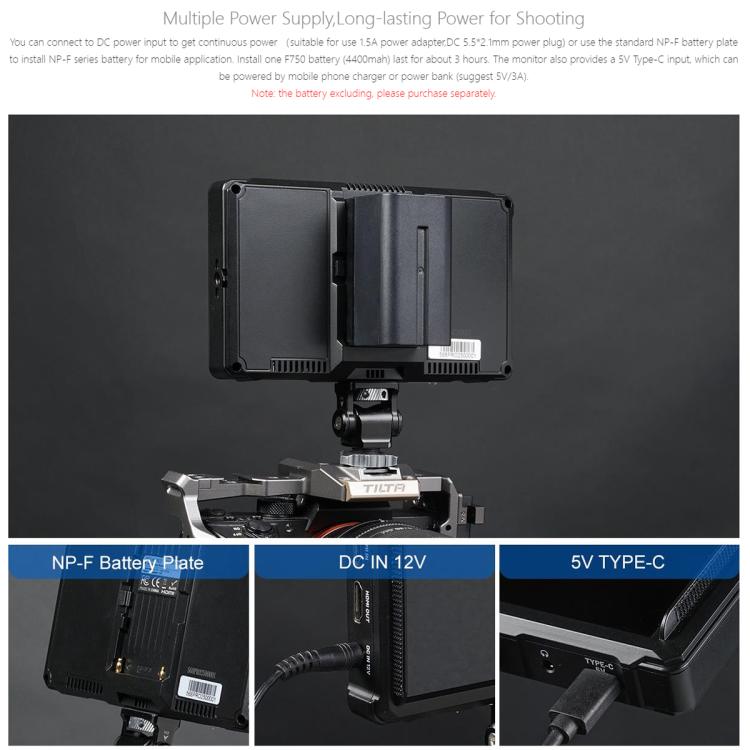 FEELWORLD FW568 Pro 6-inch 1200nit High Bright Camera DSLR Monitor 4K HDMI 60Hz IPS Screen