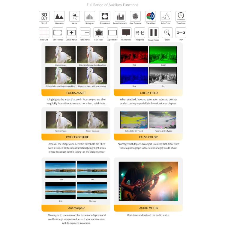 FEELWORLD D101 PLUS-H Dual 10.1 inch 4RU Rackmount Monitor 4K HDMI-compatible CVBS 1920x1200 IPS Screen
