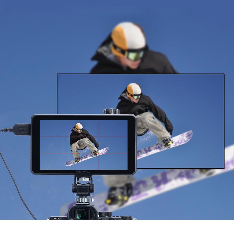 FEELWORLD SC6 6-inch 1500nit High Brightness Aluminium Filed Camera Video Monitor 3G SDI 4K HDMI-compatible 60Hz 1920 x 1080 IPS Screen