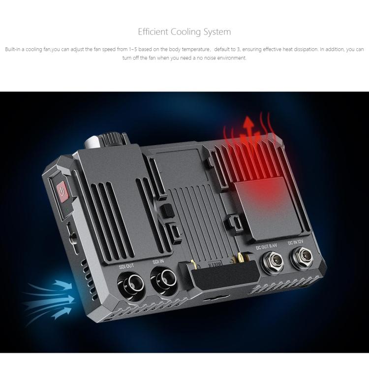 FEELWORLD SC6 6-inch 1500nit High Brightness Aluminium Filed Camera Video Monitor 3G SDI 4K HDMI-compatible 60Hz 1920 x 1080 IPS Screen