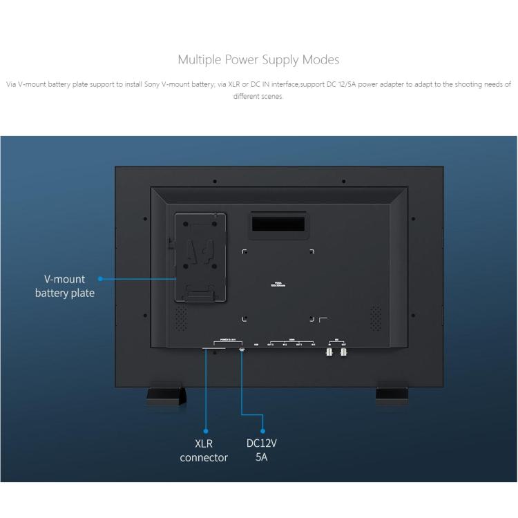 FEELWORLD FVM215-1000 21.5-inch Professional Production Broadcast Monitor High Brightness 1000nit Full HD IPS 4K 60Hz HDMI-compatible 3G-SDI Screen