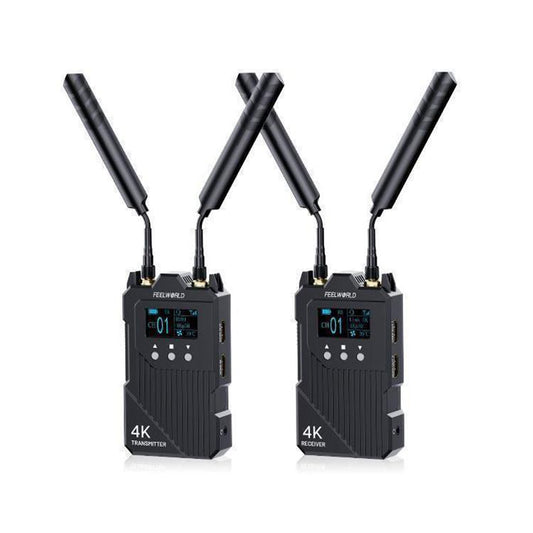 FEELWORLD WT1H 4K Wireless Video Transmission System Dual HDMI-compatible Full Duplex Intercom Live Streaming