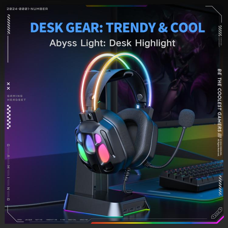 ONIKUMA X89 RGB Wired Earphone with Microphone