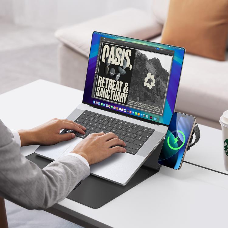 DUX DUCIS AirQ Series Multifunctional Wireless Charging Laptop Sleeve