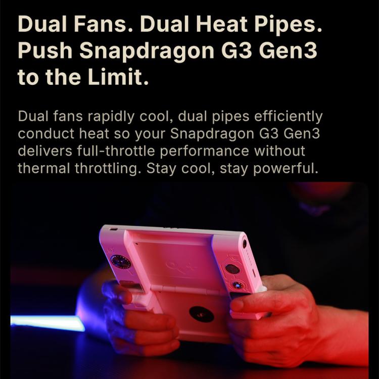 ONE-NETBOOK Sugar 1 Dual Screen Handheld Game Console, Android 14 Snapdragon G3 Gen3