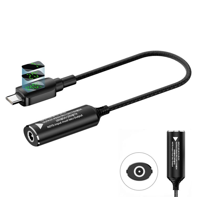 140W Digital Display Laptop Charging Adapter Connector