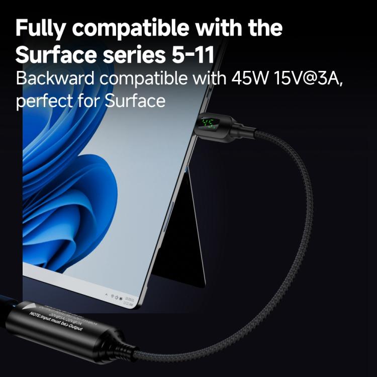 140W Digital Display Laptop Charging Adapter Connector