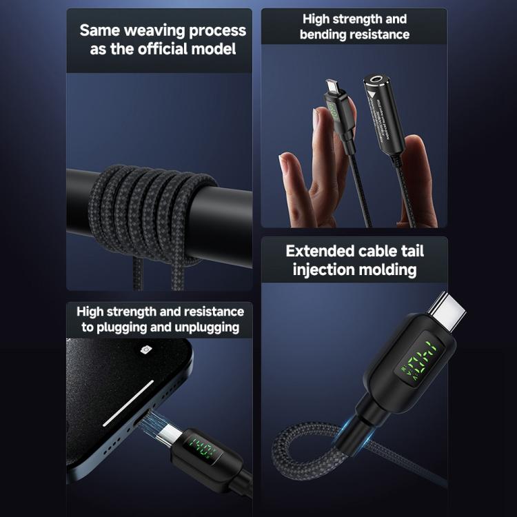 140W Digital Display Laptop Charging Adapter Connector