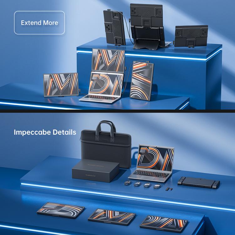 Arie 14 14 inch Expanded Display Triple Portable Monitor