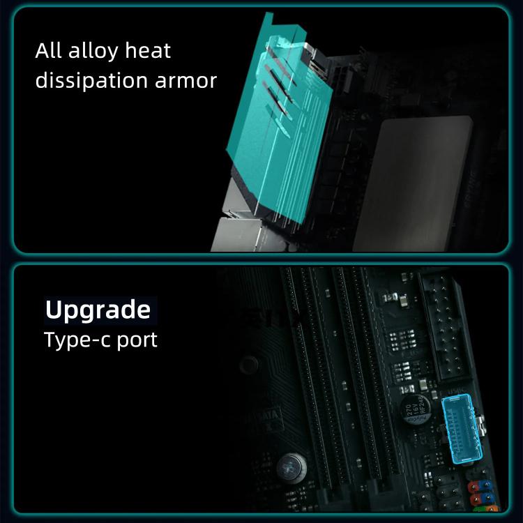 ERYING ITX i5-12500H CPU Desktop Computer Motherboard