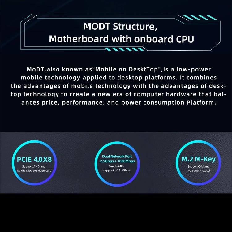ERYING ITX i5-12500H CPU Desktop Computer Motherboard