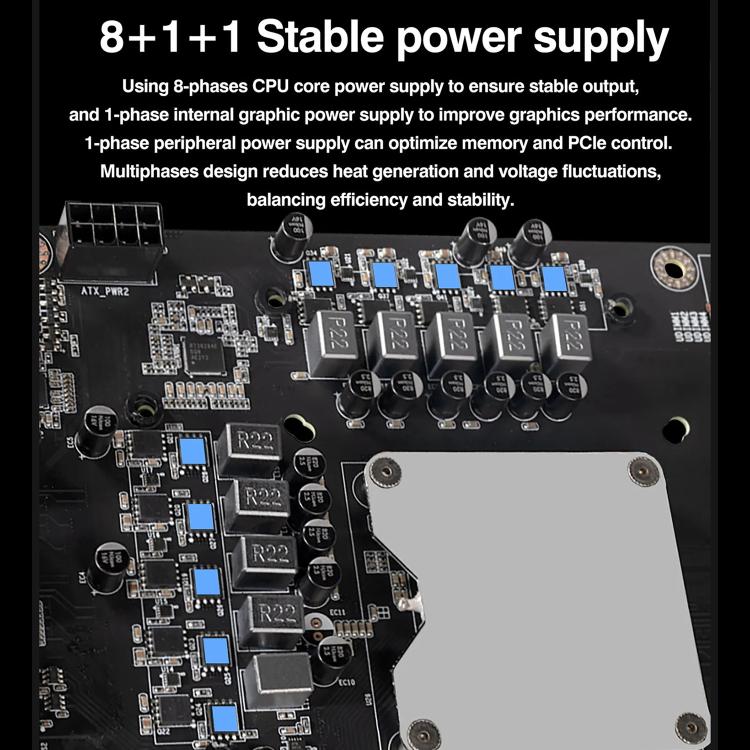 ERYING HX770 Chipset i5-14500HX Onboard CPU NAS Host Motherboard