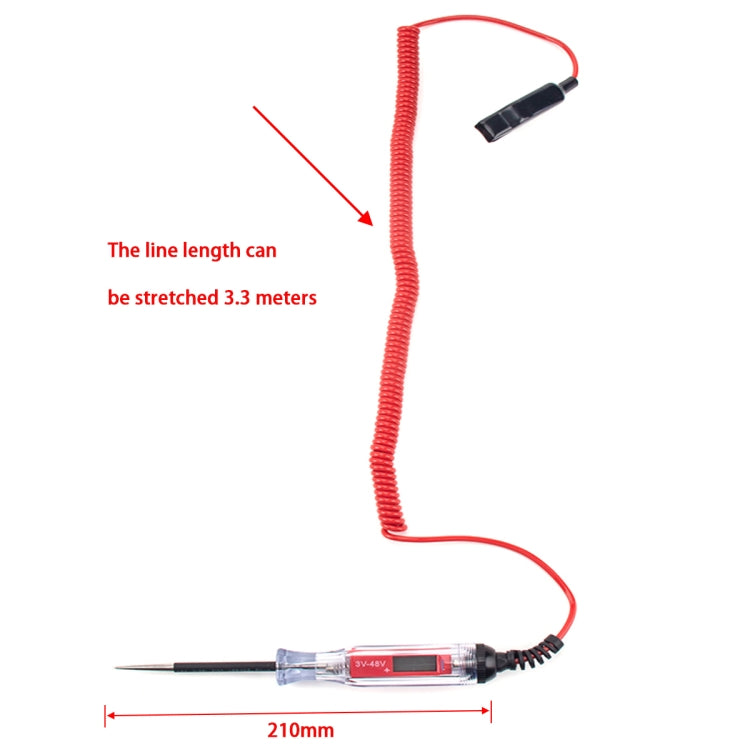3-48V Digital Display Car Electric Tester