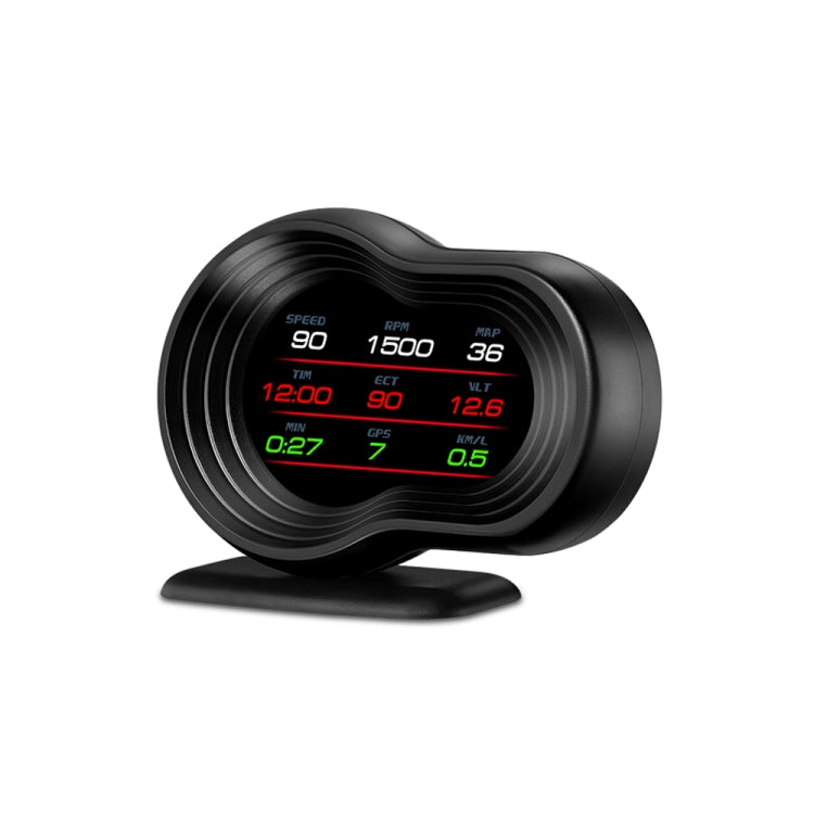 F9 OBD2 + GPS Mode Car HUD Head-up Display Speed / Water Temperature / Voltage Display