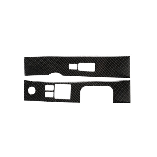 Car Carbon Fiber Glass Lift Decorative Sticker for Nissan 350z 2006-2009, Left Drive