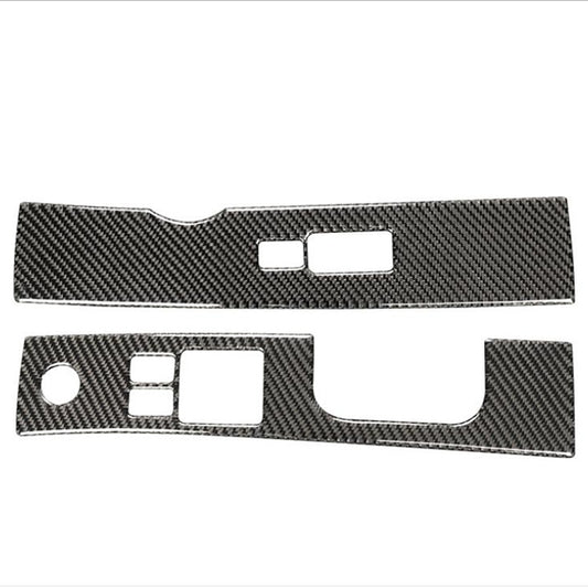 Car Carbon Fiber Glass Lift Decorative Sticker for Nissan 350z 2006-2009, Right Drive