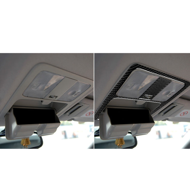 Car Carbon Fiber Hardtop Reading Light Decorative Sticker for Nissan 350z 2006-2009