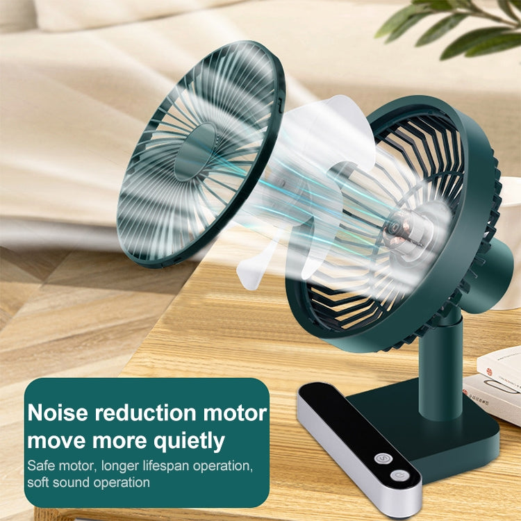 F702 Automatic Shaking Desktop Electric Fan with LED Display