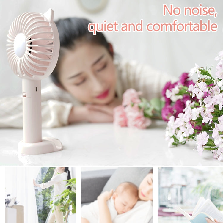 N10 Multi-function Handheld Desktop Holder Electric Fan, with 3 Speed Control