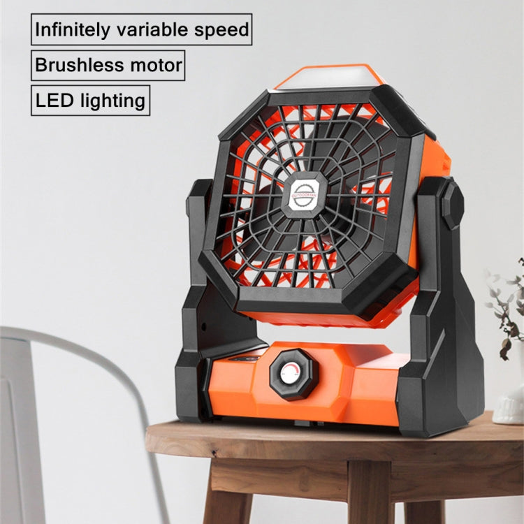 X3 Outdoor Portable Fan USB Charging Air Cooling Fan with LED Night Lamp