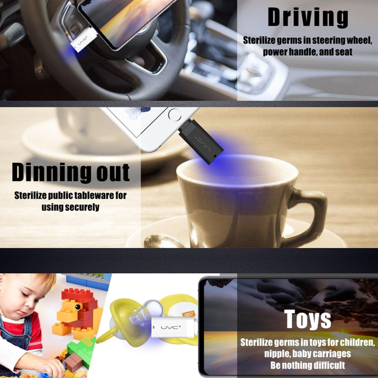 Type-C / USB-C Ultra Portable Germicidal Lights Smartphone UV Sanitizer