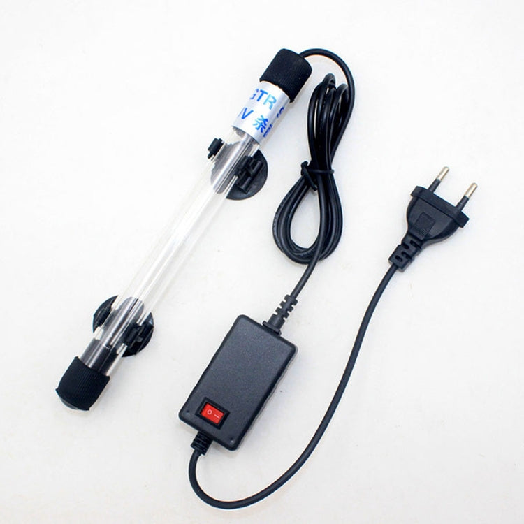 220V 9W UV Ultraviolet Algae Disinfection Fish Tank Lamp, EU Plug