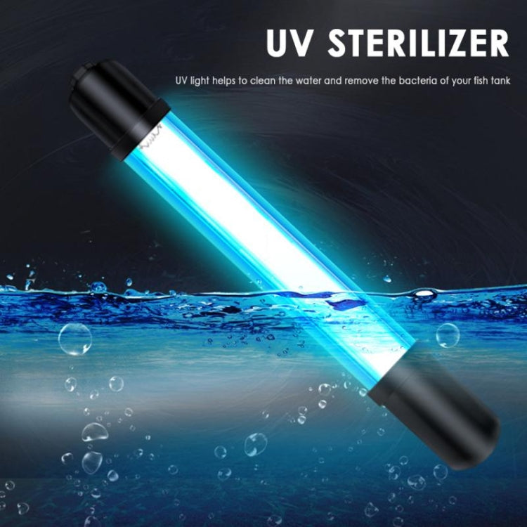 220V 9W UV Ultraviolet Algae Disinfection Fish Tank Lamp, EU Plug