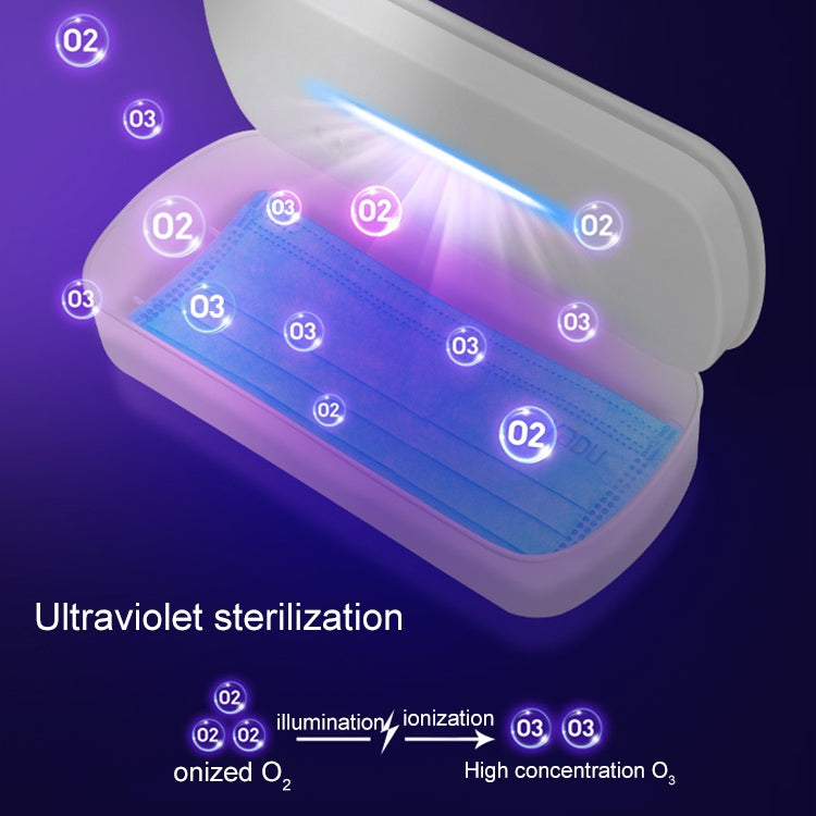 C01 Multifunctional Mobile Phone Face Mask UV Disinfection Aromatherapy Ultraviolet Lamp Sterilizer Disinfectant Box