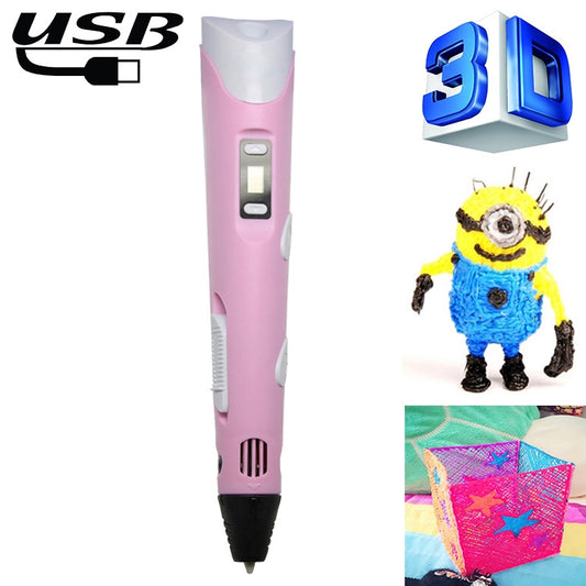 Hand-held 3D Printing Pen, USB Plug