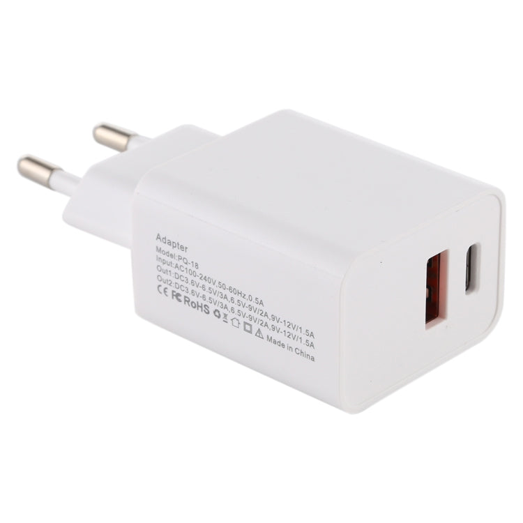 18W Power Adapter Plug Adapter EU Plug